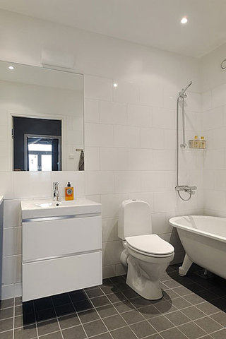 新古典风格公寓舒适白色140平米以上卫浴用品装修