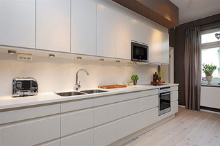 新古典风格公寓舒适140平米以上整体厨房设计