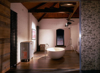 现代简约风格原木色整体卫浴旧房改造海外家居