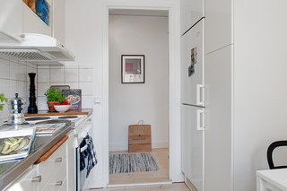 现代简约风格舒适白色厨房设计图