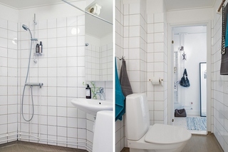 现代简约风格舒适白色卫生间设计图纸