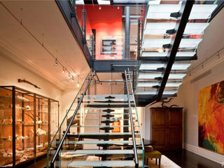 美式风格豪华豪华型140平米以上楼梯设计图