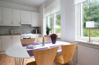 北欧风格公寓舒适白色90平米餐厅改造