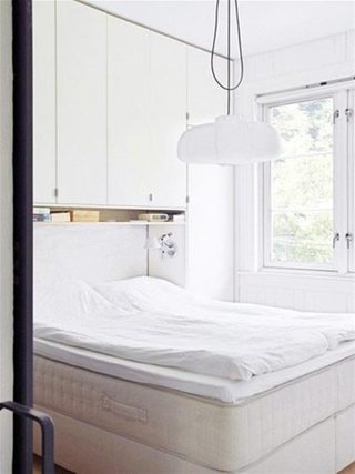 简约风格简洁白色卧室设计图
