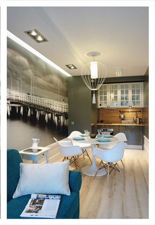 混搭风格一室一厅豪华型140平米以上餐厅旧房改造家居图片