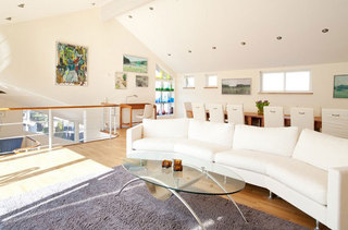 现代简约风格时尚140平米以上客厅改造