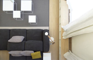 loft风格公寓简洁白色客厅设计