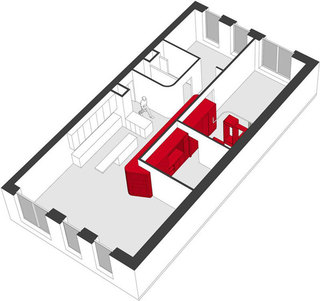 现代简约风格公寓舒适140平米以上设计图