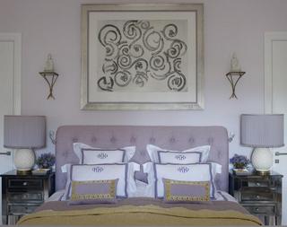 现代简约风格公寓温馨白色卧室卧室背景墙装修效果图