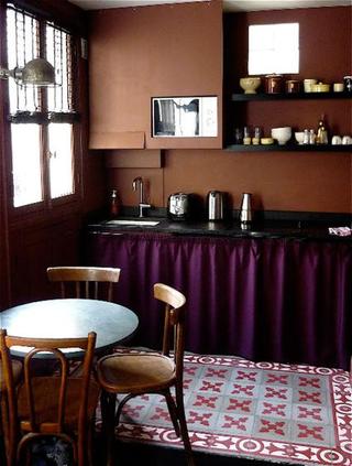 现代简约风格公寓艺术厨房装修图片
