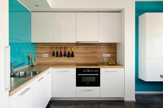 简约风格公寓舒适蓝色厨房装修