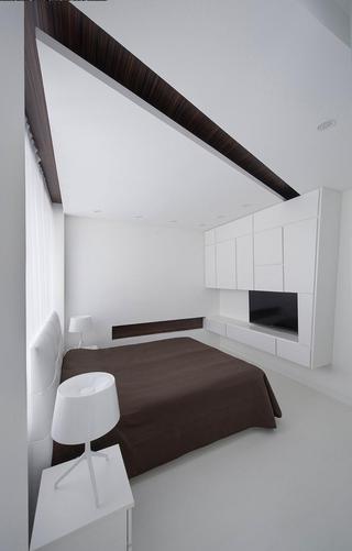 公寓奢华咖啡色卧室设计