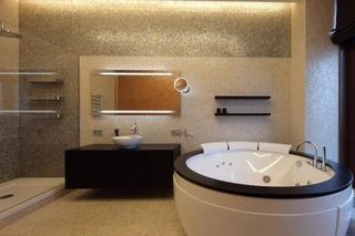 现代简约风格公寓温馨黑白整体卫浴装修
