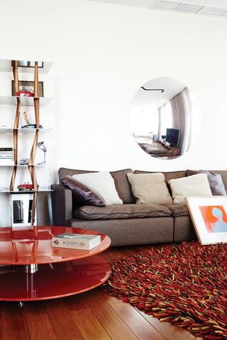 现代简约风格公寓温馨沙发效果图