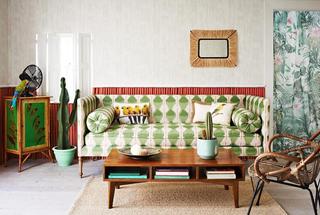 现代简约风格温馨沙发效果图