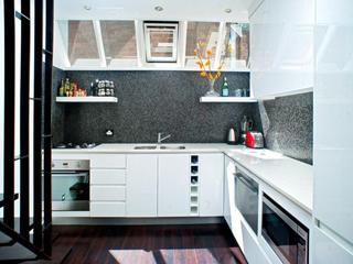 现代简约风格温馨厨房旧房改造设计图
