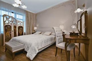 欧式风格公寓艺术白色120平米卧室卧室背景墙床效果图