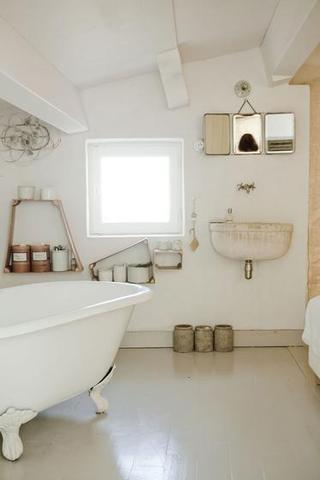 欧式风格时尚白色整体卫浴海外家居