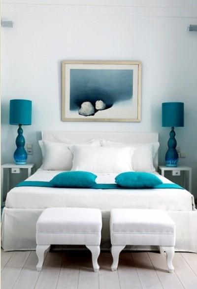 喜爱蓝色 地中海风格卧室设计