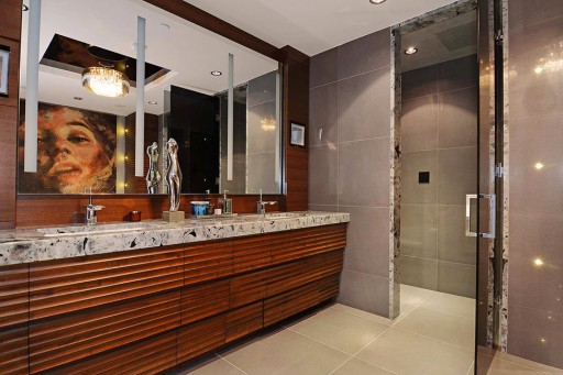 超美的全景式公寓 卫浴瓷砖铺装奢华