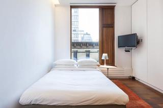 现代简约风格公寓白色沙发床效果图