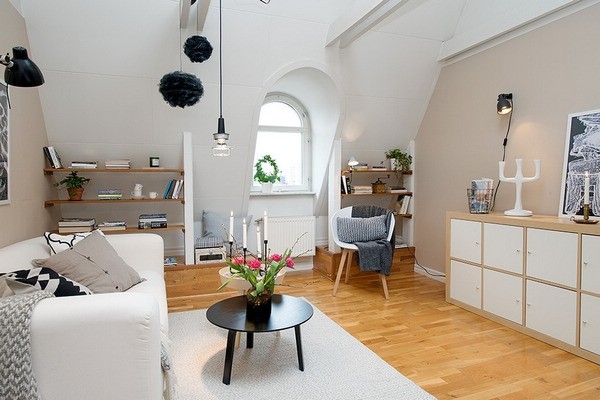 阁楼小空间巧利用 北欧人的奇妙家装方案