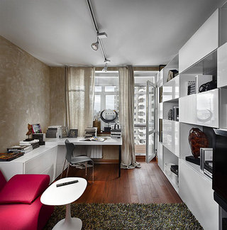 简约现代的工作室公寓 极简主义的美丽