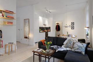 北欧风格公寓温馨沙发效果图