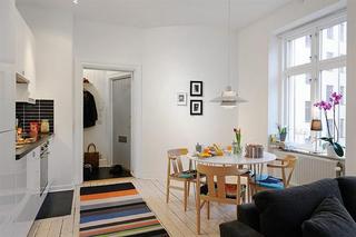 北欧风格公寓温馨白色玄关设计图纸