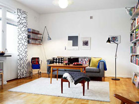 融合复古与现代元素的北欧公寓