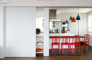 现代简约风格舒适白色厨房设计