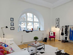 色彩功能性与简约于一体的北欧小户型公寓