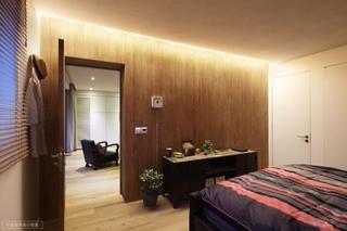 现代简约风格公寓舒适原木色效果图
