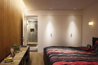 现代简约风格公寓舒适原木色卧室装修