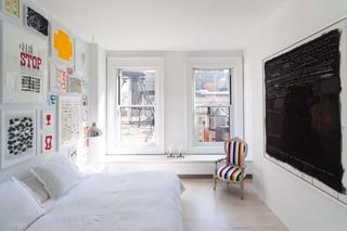 简约风格公寓小清新白色背景墙效果图