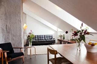 北欧风格小户型黑色50平米客厅过道装修效果图
