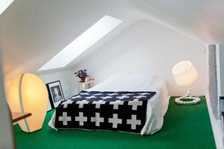 北欧风格小户型黑色50平米卧室设计图
