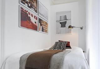 北欧风格一居室简洁卧室装修图片