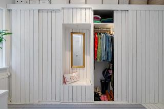 北欧风格白色衣柜旧房改造设计图纸