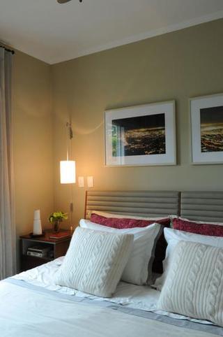 现代简约风格公寓简洁卧室效果图
