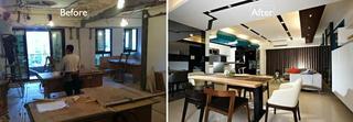 现代简约风格单身公寓舒适厨房效果图