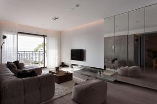 现代简约风格公寓简洁客厅装潢