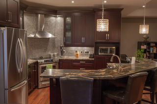 现代简约风格厨房2013年别墅客厅简洁橱柜设计