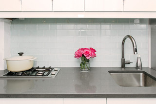 现代简约风格厨房2层别墅现代简洁室内植物图片