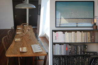 现代简约风格客厅单身公寓厨房舒适卧室书房设计图