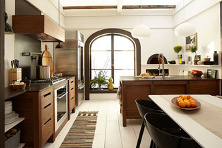 北欧风格复式公寓简单实用2014厨房吊顶装修图片