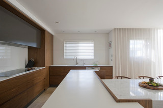 现代简约风格卧室三层半别墅时尚家具2014厨房效果图
