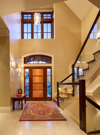 房间欧式风格200平米别墅客厅简洁门厅走廊效果图
