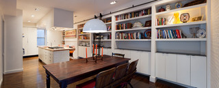 现代简约风格客厅300平别墅阳台实用书房装饰效果图
