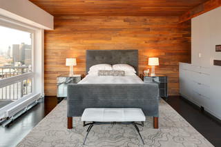 现代简约风格客厅小型公寓简单实用8平米卧室装修图片